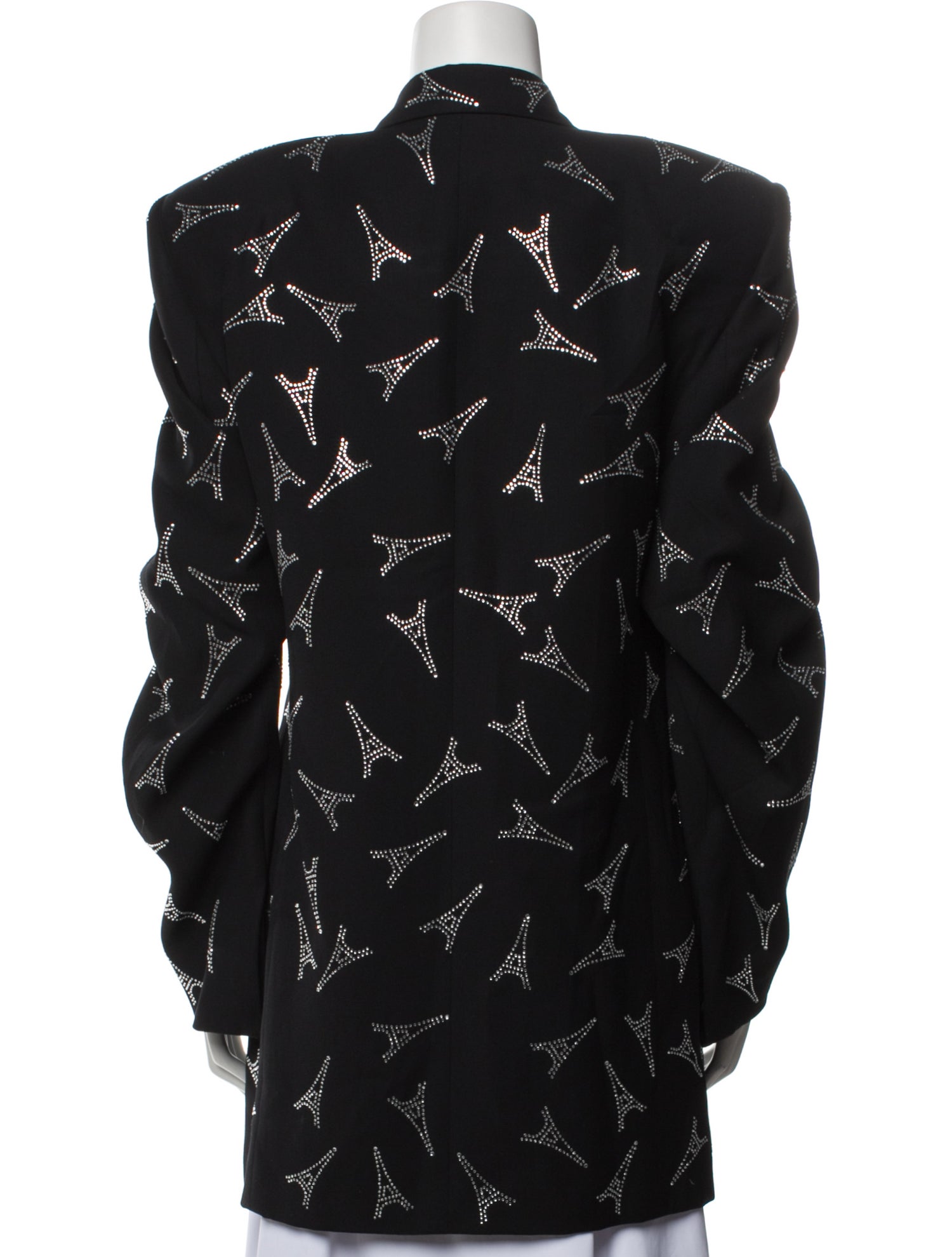 Balenciaga 2018 Printed Coat